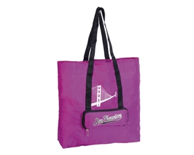 210D Polyester shopping Tote