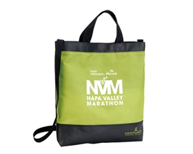 600D Polyester with 90G diamond Non-Woven Tote