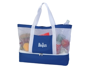 600D polyester with mesh outdoor Cooler Tote